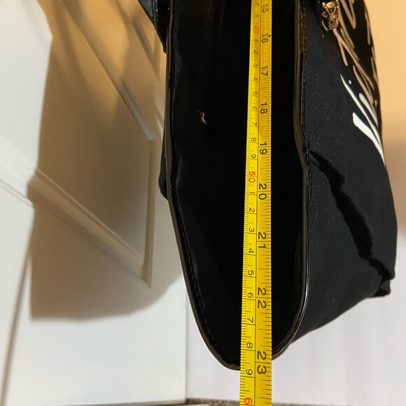 NWOT - Victoria’s Secret Fifth Avenue New York Black Canvas Tote Bag Large - Picture 4 of 6